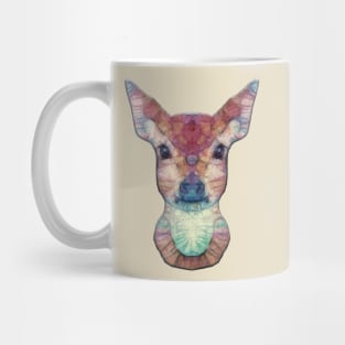 abstract fawn Mug